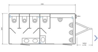 mobi TRAILER 520 Mittelgroßer Toilettenwagen