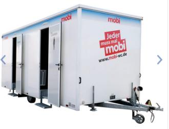 mobi TRAILER 610 Großer Toilettenwagen
