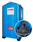 mobi BASIC WB Standard WC-Kabine mit Handwaschbecken