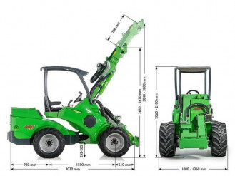Kompakt Radlader AVANT 745 