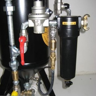 Profi Sandstrahlgerät mieten SCHMIDT KE25