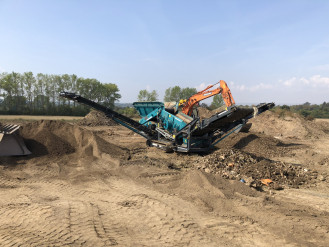 Powerscreen Warrior 800 Siebanlage raupenmobil