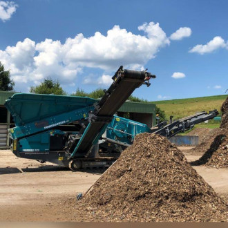 Powerscreen Warrior 800 Siebanlage raupenmobil