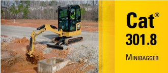 Minibagger CAT 301.8 NG (1,9 t) Stuttgart