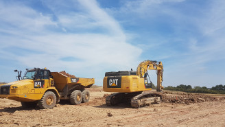Dumper 18 m³ Cat 730 Saarbrücken
