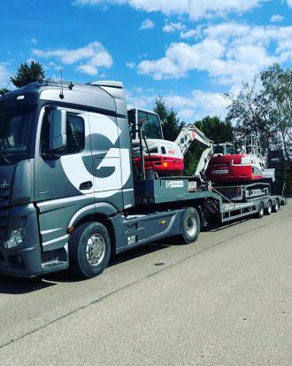 Tieflader Transporte 