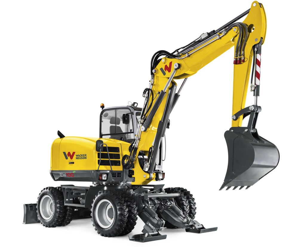 Wacker Neuson EW100 Mobilbagger mieten