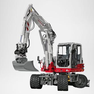 Koparka kołowa TAKEUCHI 295 W-2 - Bio-olej, Taklock, Powertilt 