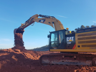 Kettenbagger 40 t Cat 336 F GPS- Steuerung Saarbrücken