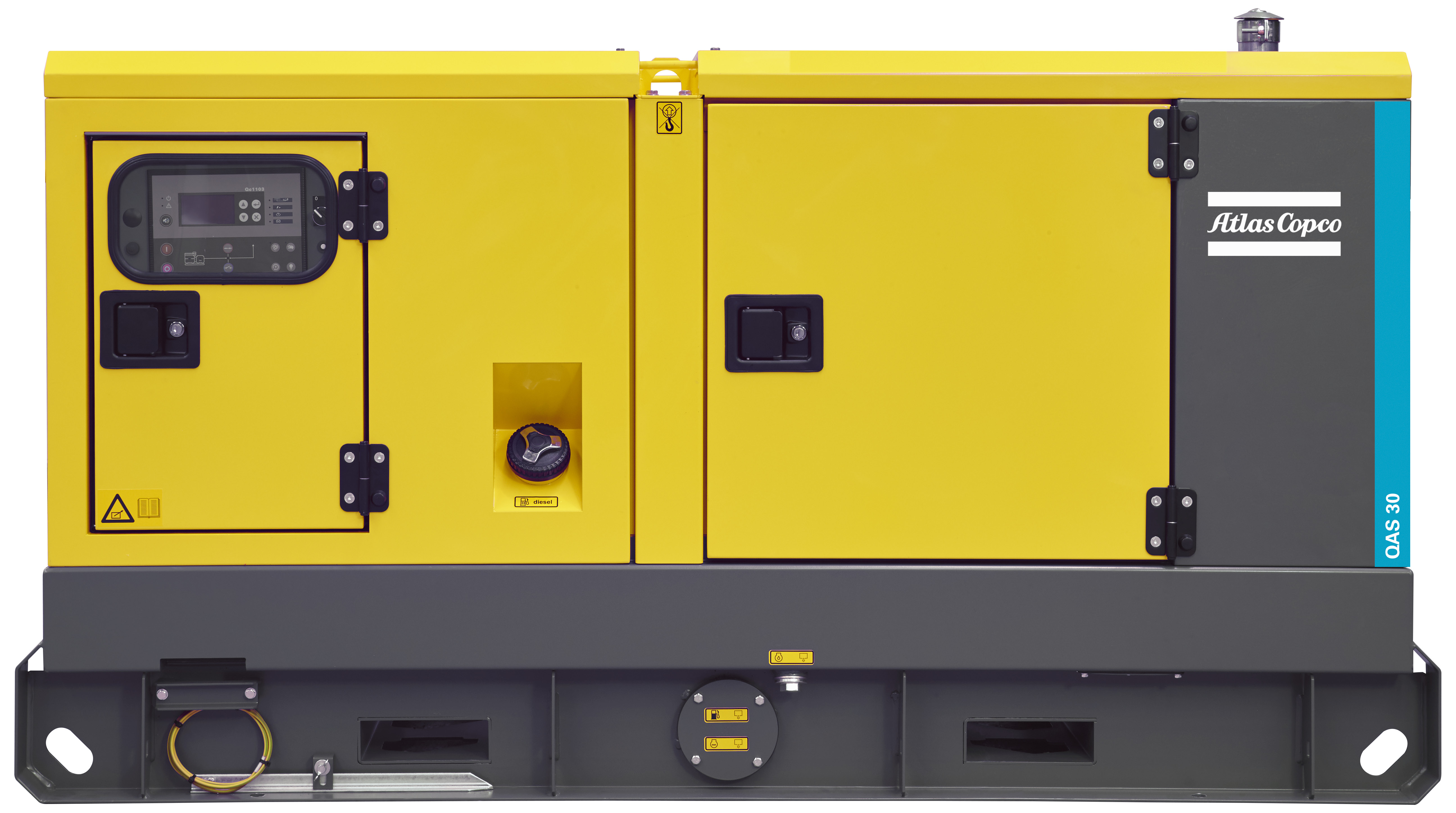 Stromaggregat Atlas Copco QAS30 mieten