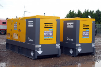 Stromaggregat Atlas Copco QAS500 