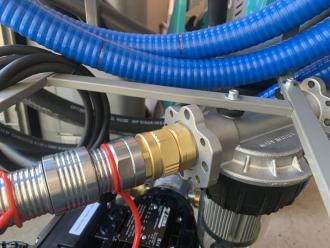 Heizölpumpe Dieselpumpe Heizöltank Leerungspumpe Profi Impellerpumpe, selbstansaugend, 230V, 60l/ min, bis 30m Schlauch, mit Zapfpistole und Filtereinheit, Zuwa