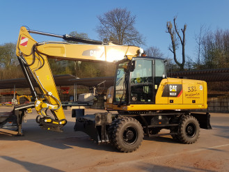 Cat M 322 F Mobilbagger, OQ 70/55, Saarbrücken