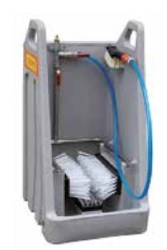 Stiefelwaschanlage für Containeranlagen Germering