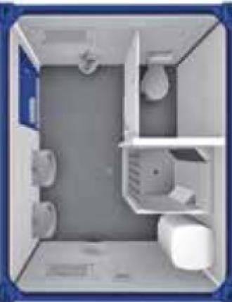 Sanitärcontainer SA 10‘/1 (3 m) Dusche, WC München