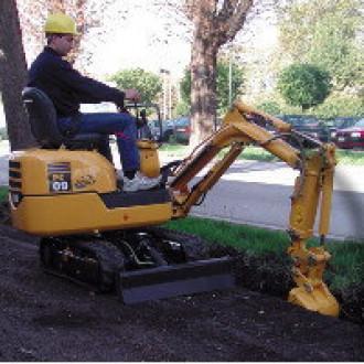 Minibagger Rostock Komatsu PC 09 Tessin