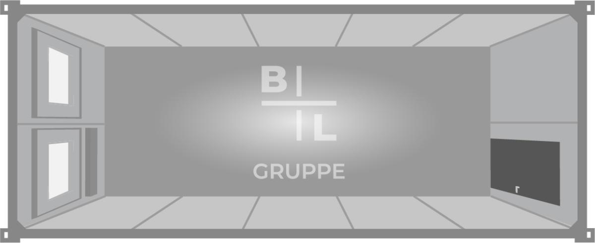 Büro- und Mannschaftscontainer Typ 20’ / 6 m (BM20)