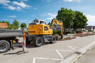 Liebherr A912 Kompaktowa koparka kołowa z krótkim ogonem wahadłowym 
