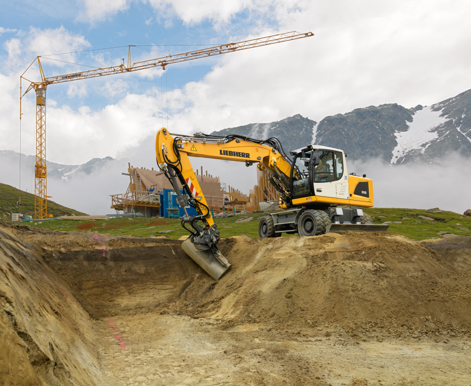 Liebherr A916 Mobilbagger mieten