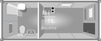 Bauleitercontainer Typ 20’ / 6 m Germering
