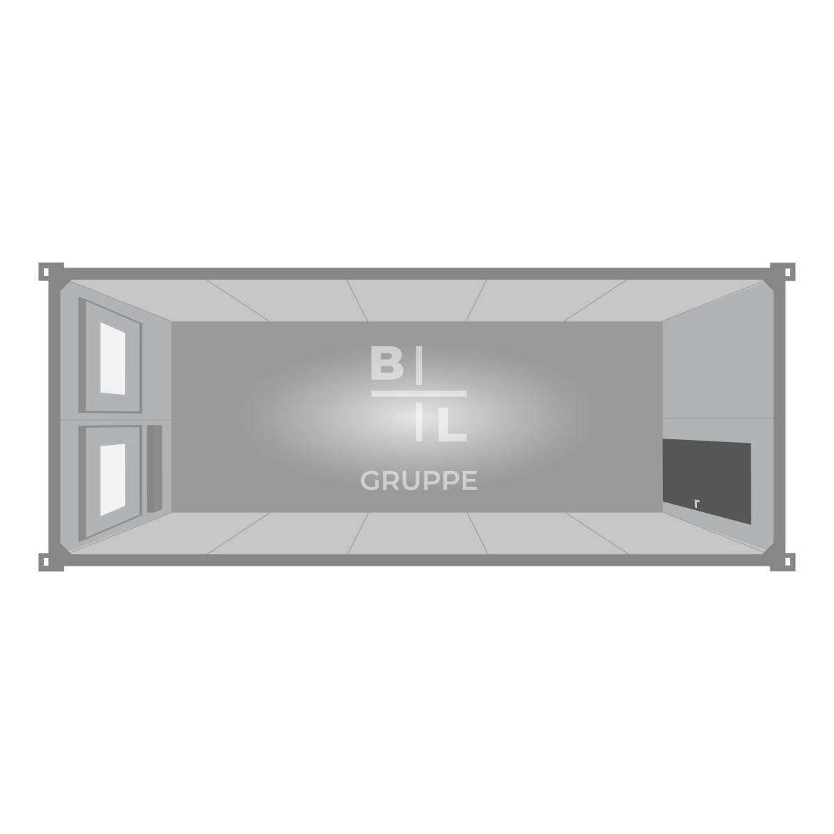 Büro- und Mannschaftscontainer Typ 20’ / 6 m (BM20)