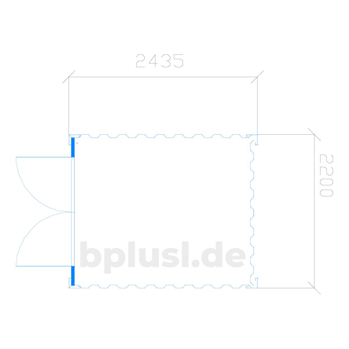 Lagercontainer Typ 8ft / 2,5 m