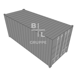Seecontainer Typ 20’ / 6 m mit Holzboden (SC20) – Standardausführung 