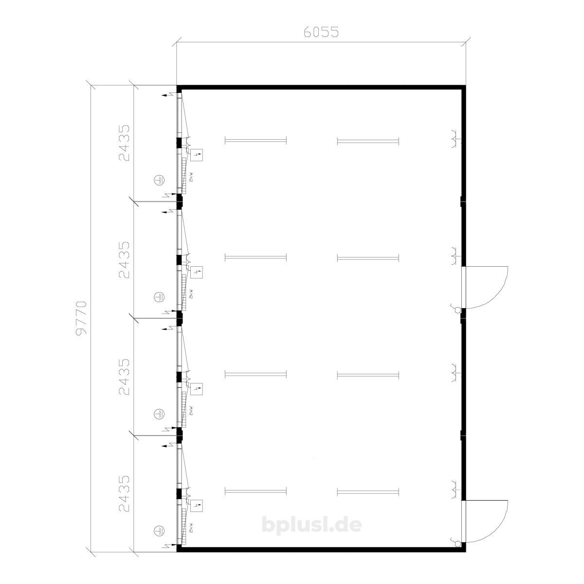 Containeranlage BM20 Container Anlage (4er-Set)