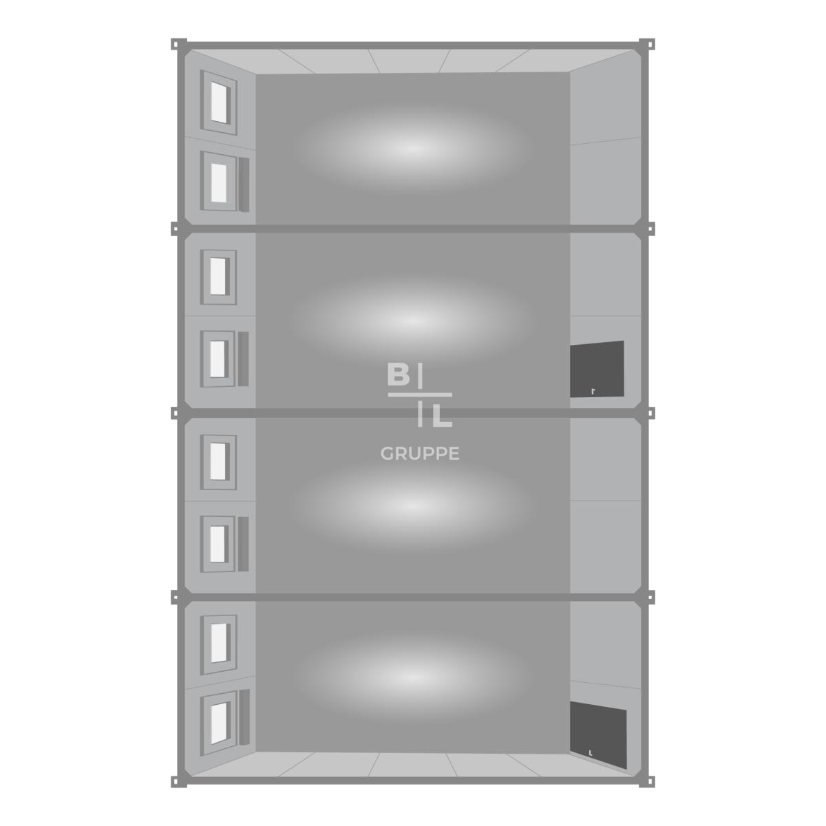 Containeranlage BM20 Container Anlage (4er-Set)