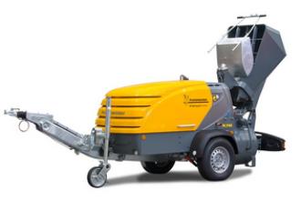 Estrichpumpe Putzmeister M 740 mit Förderschlauch