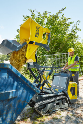 Elektryczne wozidło gąsienicowe DT10e Wacker Neuson