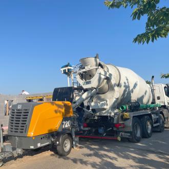 Anhänger-Betonpumpe Putzmeister P 720