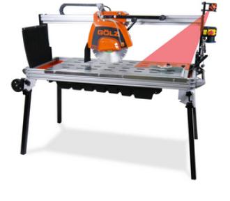 Tischsteinsäge Gölz GS350A-120  Robuste Aluminium-Brückensäge Straubing