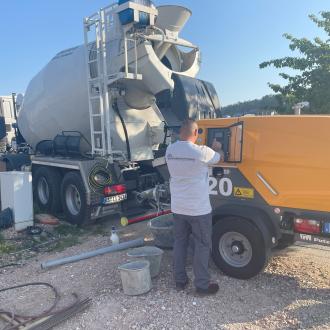 Beton-Schlauchpumpe