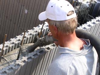 Schlauchpumpe für Beton