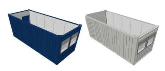 BÜRO- /MANNSCHAFTSCONTAINER BM20'