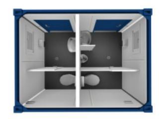 Damen/Herren - WC-CONTAINER SA10'