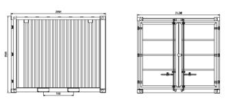Lagercontainer LC10'