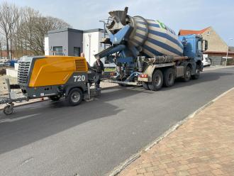 Anhänger-Betonpumpe - Schlauchpumpe günstig mieten