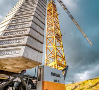 Turmdrehkran Liebherr 61 K Saarbrücken