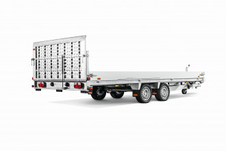 Baumaschinenanhänger mieten 3500 kg böckmann 