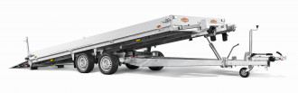 Baumaschinenanhänger mieten 3500 kg böckmann