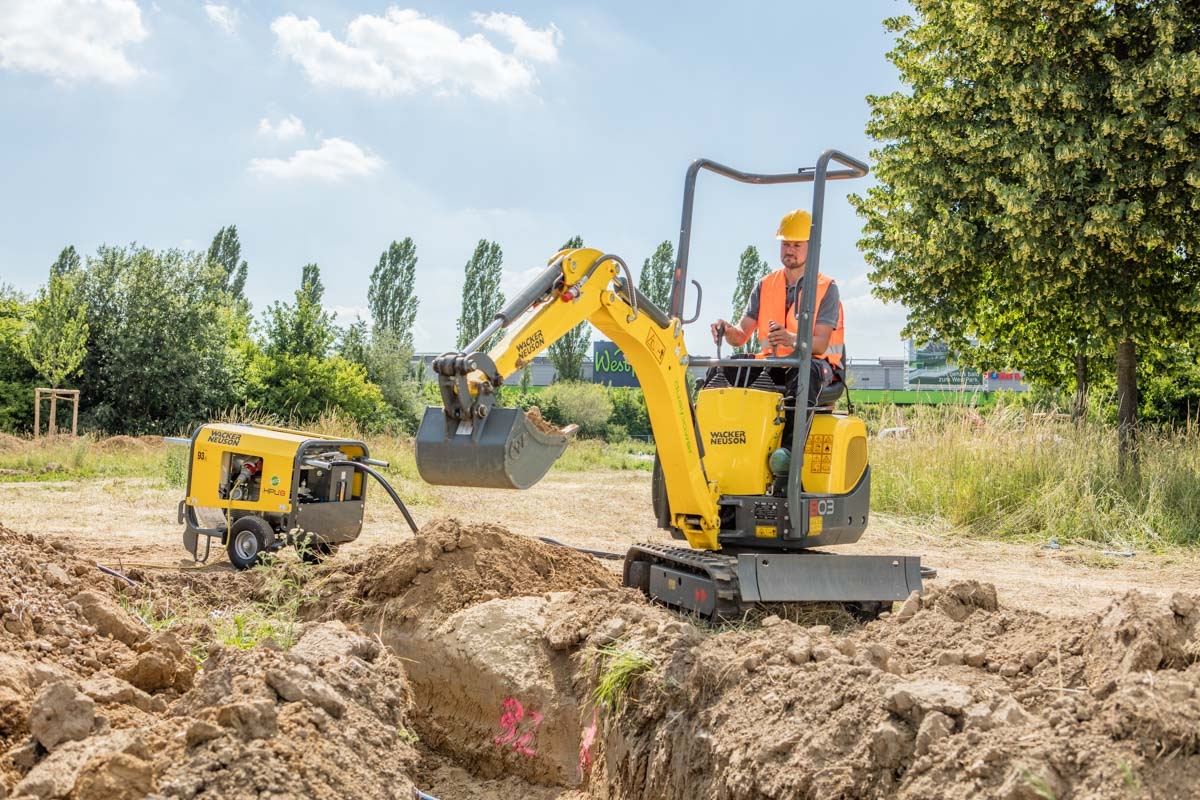 Wacker Neuson 803RD Minibagger mieten