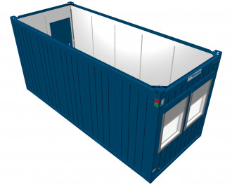 Bürocontainer 20'" Containex Hanau