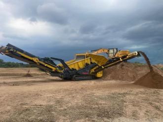 Keestrack K6 - Schwerlast-Siebanlage Frankfurt am Main