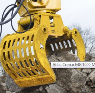 EPIROC MG 1500 Sortiergreifer Weimar