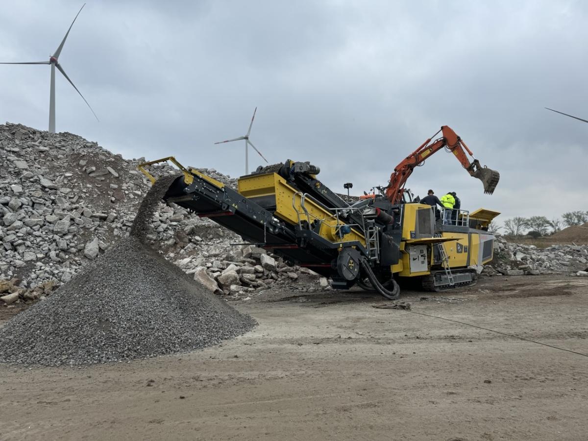 Keestrack R5e - Prallbrechanlage