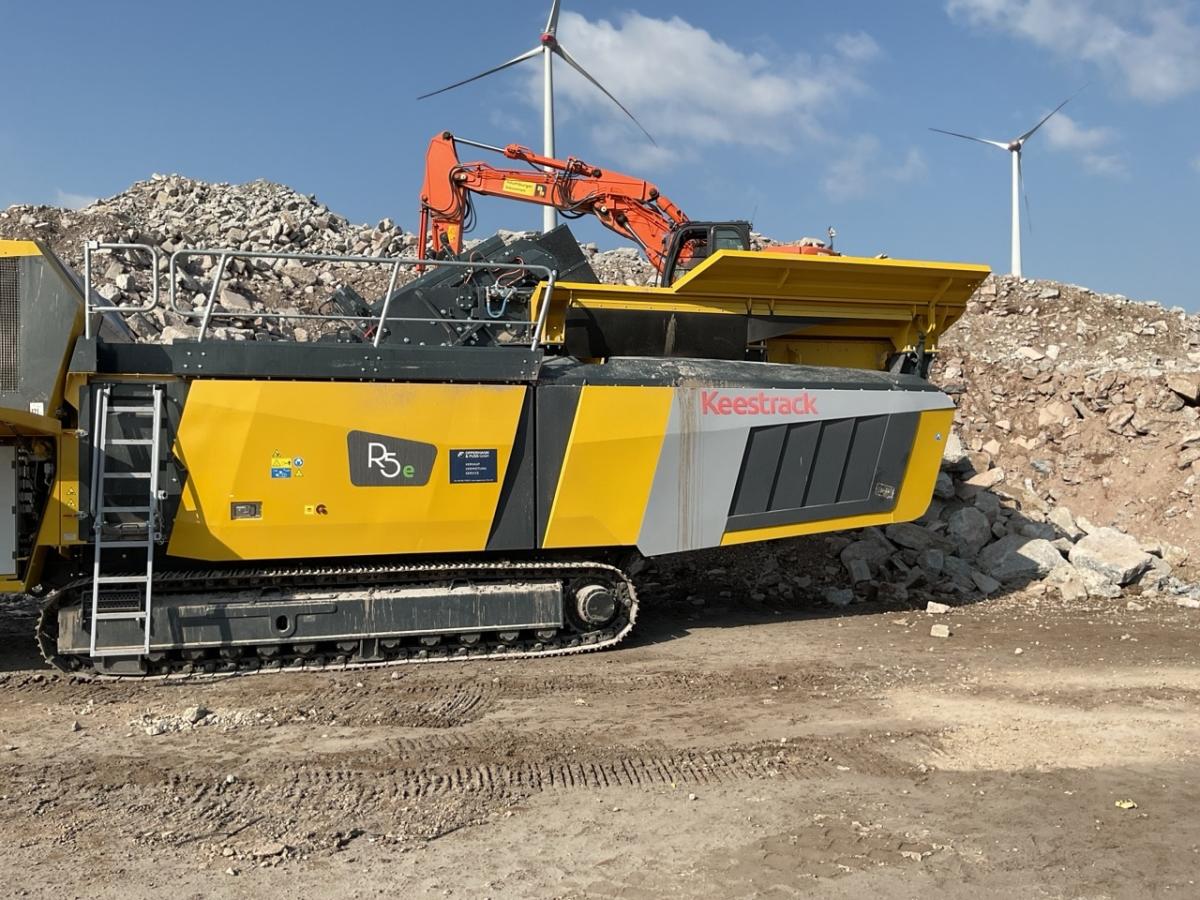 Keestrack R5e - Prallbrechanlage