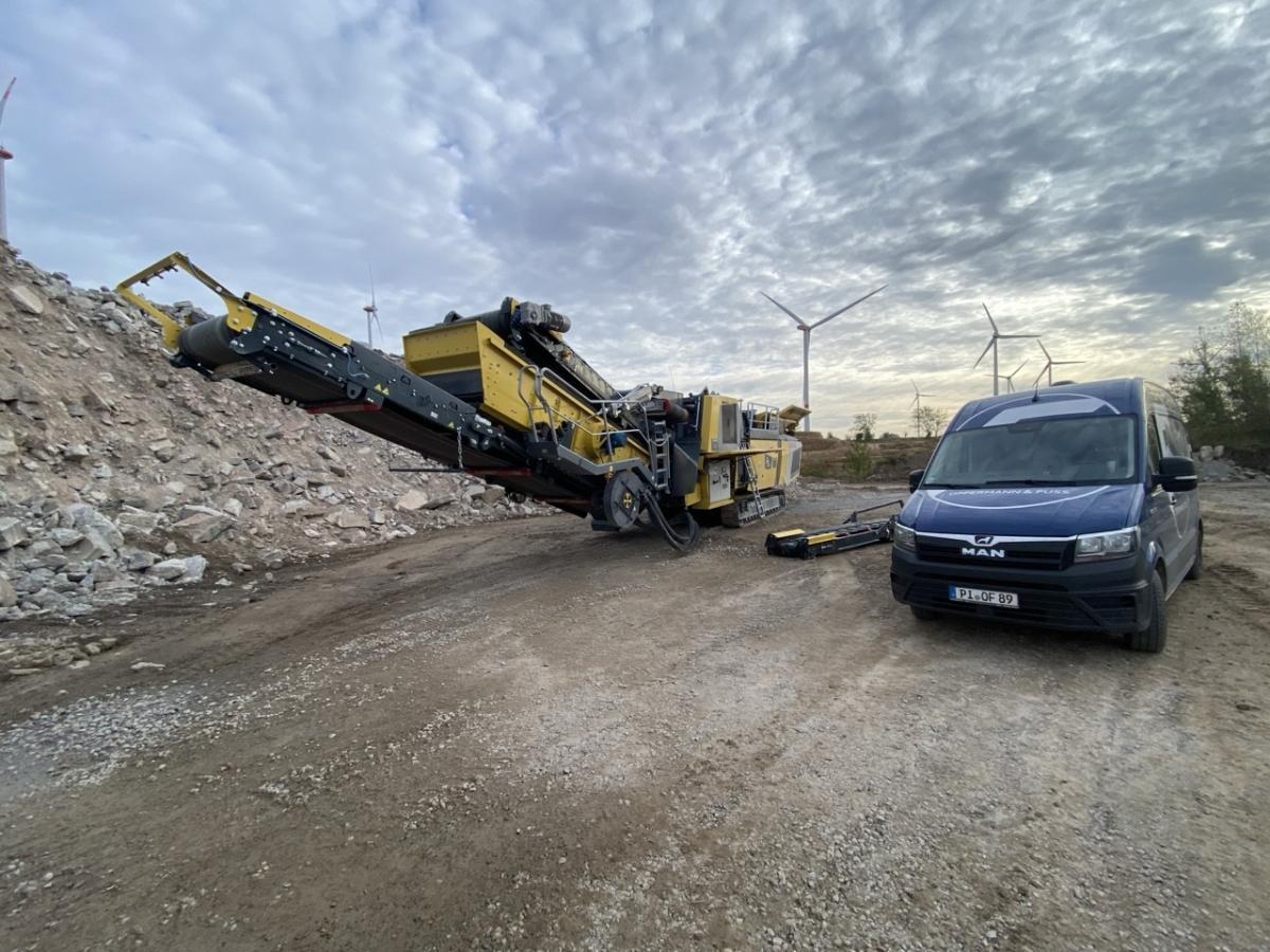 Keestrack R5e - Prallbrechanlage