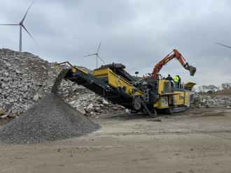 Keestrack R5e - Prallbrechanlage Reutlingen